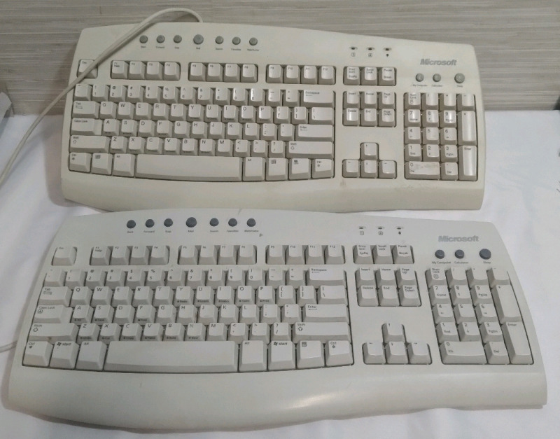 2 Microsoft Keyboards Untested