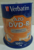 Verbatim AZO DVD-R 100 Pack