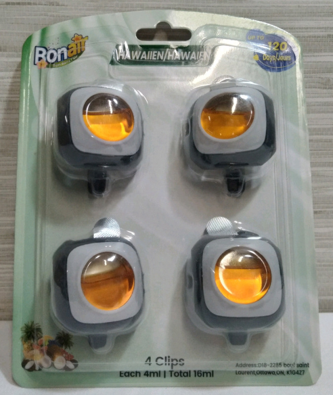 New Bonair 4 Pack Hawaiien Scent