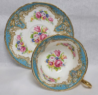 Shelley " Regal " Cup & Saucer . Both Ring True . No chips or cracks