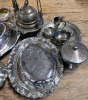 Silver Plate Serving Dishes Lot . 17+ Pieces - 4