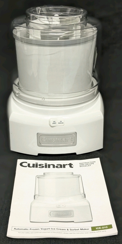 Cuisinart Automatic Frozen Yogurt, Ice Cream & Sorbet Maker | ICE-21C - Tested for Power