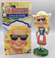 Schneiders Little Dutch Girl Advertising Bobble-Head | 7" Tall