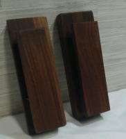 2 New Wooden 6" Towel Holders