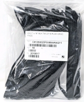 50 New Plush Velcro Straps | 1" x 16" | 810 BLK TW LP/ N PLSH GRAD FACE