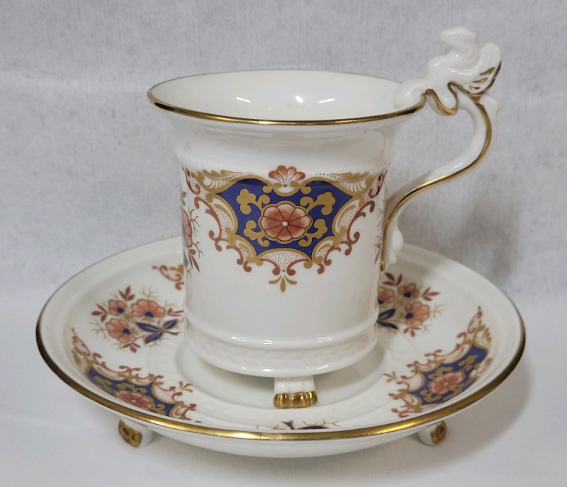 Royal Arden " Somerset " Footed Cup & Saucer . Both Ring True , No chips or cracks