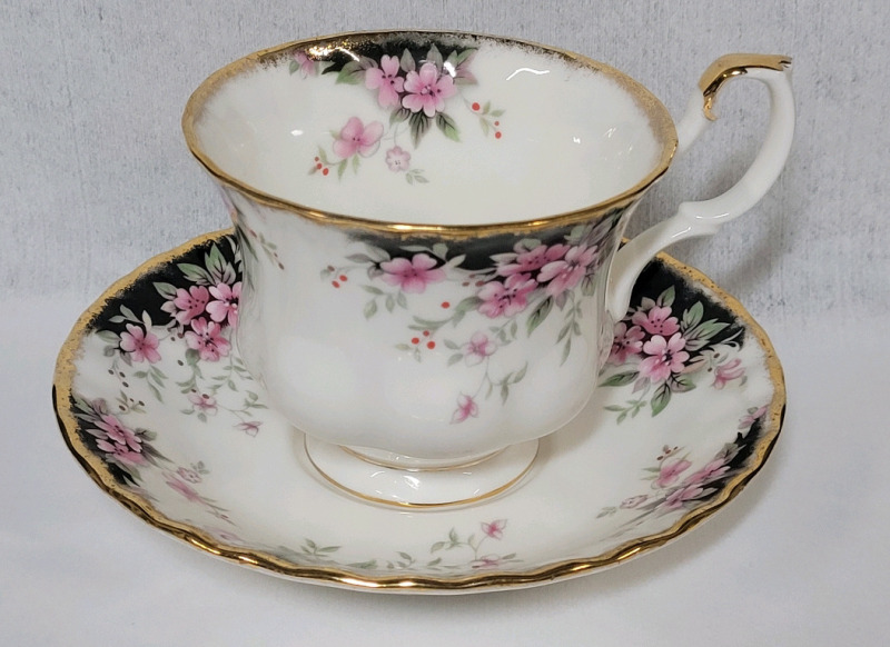 Royal Albert " Balmoral " Royal Choice Series Cup & Saucer . Both Ring True , No chips or cracks