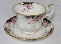 Royal Albert " Balmoral " Royal Choice Series Cup & Saucer . Both Ring True , No chips or cracks