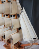 Handcrafted Wood Model Ship . Measures 25" long & 24" tall - 4