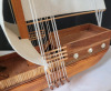 Handcrafted Wood Model Ship . Measures 25" long & 24" tall - 6