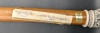 1991 Scrimshaw Owl Handled Walking Stick Made in London England | 36" Long - 5