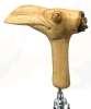 Signed Hand Carved Wood Hornbill Handled Umbrella | M. Latzmann | 35.5" Long - 2
