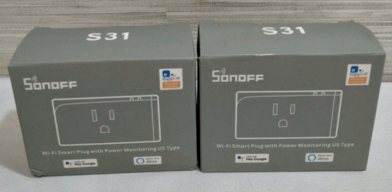 2 Sonoff Wi Fi Smart Plug with Power Monitoring US Type