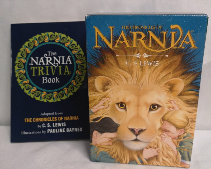 Like New The Chronicles of Narnia by CS Lewis + Narnia Trivia Book