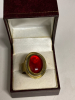 RAFAEL Canada Signed Red Cab Ring