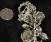 Rhinestone CORO Brooch with 2 REYCO 1922 rhinestone button Covers Blended - 3