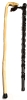 2 Wooden Walking Sticks | 1990 Maori New Zealand (Rotura) 34.5" Long & Signed L.G. "Hank " Howard New Glasgow, NS 38" Long - 2