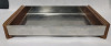 MCM Stainless Steel Trinket Box / Cigarette Box w/Rolls Royce Top . Measures 6 1/8"×3 5/8" . Car missing back seat and grill - 5