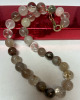 Gold Filled 14 / 20 Gold Filled Clasp Natural Rutililzed Quartz Ball Necklace