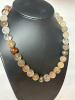 Gold Filled 14 / 20 Gold Filled Clasp Natural Rutililzed Quartz Ball Necklace - 2