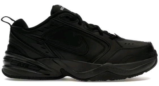 New | Nike | Men's Size: 10 Wide US | Colour: Black | Air Monarch IV ( 4E ) | Model # 416355-001 * Retails For $150+