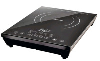 New | Portable Corded Master Chef Single-Burner Induction Cooktop 120V 60Hz 1800Watts | With 8 Power Settings & An L.E.D Display | Model # 043-1297-6 * Retails For $109.99 *