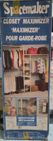 New | Spacemaker Closet Organizor With 2 Build Styles | * Assembly Required / Instructions Included *