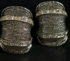 Well Crafted Rhinestone Tied Brooch Fabulous Earrings - 4