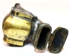 19th Century Persian / Turkish Brass Travelling Scribes Box/ Divit Inkwell + Quill Box | 11.5" Long - 2