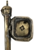 19th Century Persian / Turkish Brass Travelling Scribes Box/ Divit Inkwell + Quill Box | 11.5" Long - 5