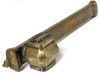 19th Century Persian / Turkish Brass Travelling Scribes Box/ Divit Inkwell + Quill Box | 11.5" Long - 6