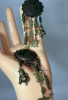 Banana Bob 1980's Globe Dangle<br/>Animal Charms Emerald Rhinestones Rare - 6