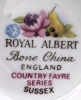 Gorgeous Royal Albert Country Fayre Series Sussex Tea Cup & Saucer - 5