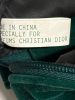 Christian Dior Parfum Green Zippered Bag - 3