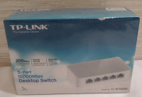 New TP-Link 5-Port 10/100MBPS Desktop Switch TL-SF1005D