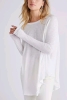 New Size Large | Free People Aria Trapeze Long Sleeve Top (White) | Retails for $90 ($68 USD)