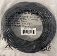 New Sealed Phantom Cables Category 5E Patch Cable (UTP). 75' Long.