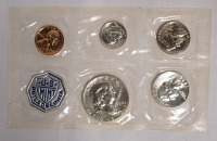 1959 United States Silver Coin Set , Philadelphia Mint . Sealed , Uncirculated