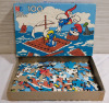 1980s Milton Bradley SMURF 100pc. Puzzle , Complete