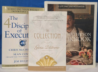 3 Books | Matty Matheson: A Cookbook | The Collection, Written By; Gloria Diliberto | & The 4 Disciplines Of Execution: Achieving Your Wildly Important Goals