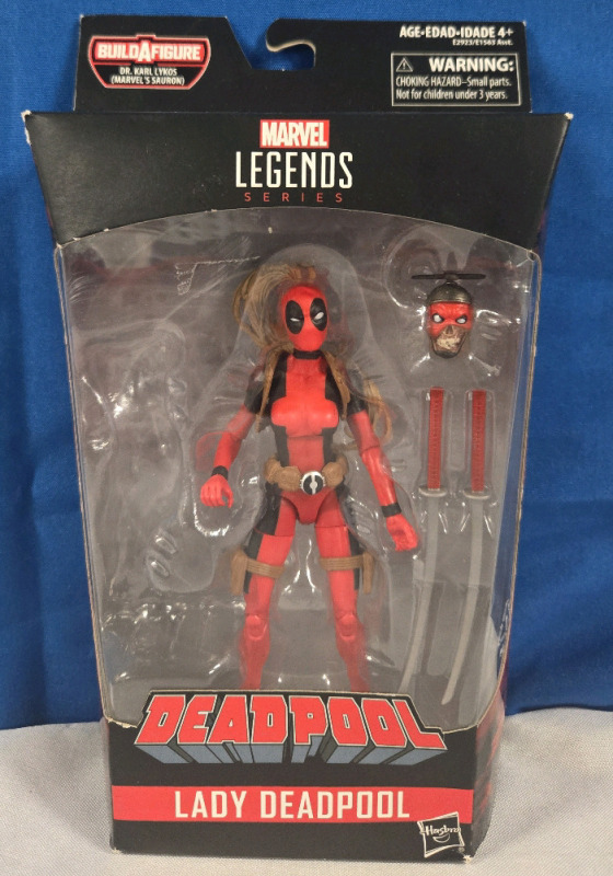 Hasbro | Marvel Legends Series | Lady Dead Pool 6" Tall Action Figure * Missing Accessory *