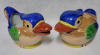 Marilyn Derrin Art Deco Noritake Lusterware Sugar & Creamer Ducks .