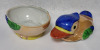 Marilyn Derrin Art Deco Noritake Lusterware Sugar & Creamer Ducks . - 3