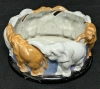 Lusterware Handpainted Japan Ring of Elephants Bowl | 7.75" Diameter x 3.7" Tall - 3