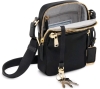 New TUMI Voyageur Persia Crossbody Purse (Black/Gold) | 19.0cm X 13.3cm X 5.0cm | Retails for $255! - 2