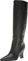 New Ladies Size 6 | Sam Edelman Vance Black Knee-High Leather Boots | Retails for Over $200!