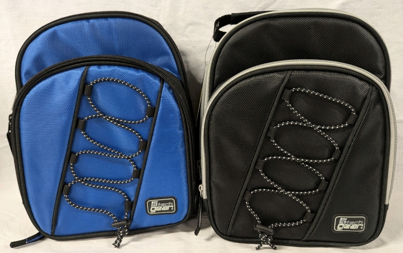 2 New TechGear Lunch Bags. 8" by 10" by 4"