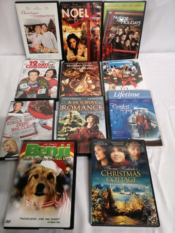 11 Holiday Christmas DVD's