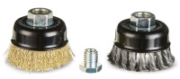 2 Pcs New Sealed | Maxium 3" Wire Cup Brush Set | 12500 RPM Max