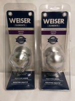 2 New Weiser Inactive Door Knobs 9GAC120-009 M 020311